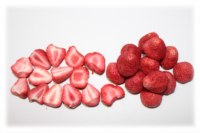 Gefreeze-droogde aardbeien, heel, natuurlijk, zonder toevoegingen, vacuüm verpakt, bulk 10kg, groothandel, FD fruit
