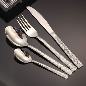 Stainless Steel Cutlery Set European Style Mirror Polished For Restaurant Hotel Use - Product Image 1