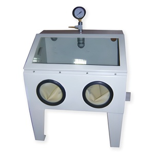 Jewelry <b>Sand</b> Blasting Cabinet Machine With Stand Abrasive Surface Finishing Tool for Gold <b>Silver</b> OEM Supply - Product Image 1