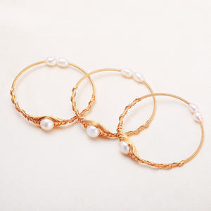 Bracelet en perles d'eau douce blanches véritable, fabrication directe du fabricant, simple, ouverture facile, bijoux pour femmes, bracelets tendance - Product Image 2