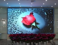 SMD2121 RGB tampilan dinding Video LED dalam ruangan layar 1000 Nits kecerahan P3.91 untuk pusat perbelanjaan dan toko ritel