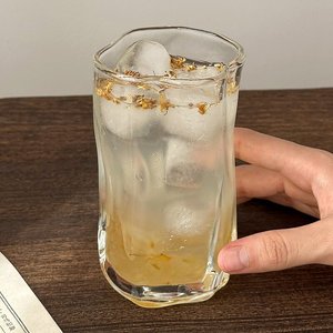 แก้วน้ำดีไซน์เฉพาะแบบขายส่ง แก้วน้ำฝนตก แก้วกาแฟลาเต้เย็น แก้วน้ำผลไม้และเครื่องดื่มเย็น สำหรับใช้ในบ้าน - Product Image 3