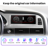 Junsun Radio mobil nirkabel Android CarPlay untuk Audi A6 C6 4F 2005 2006 2007 2008 2009 MMI 2G/3G Unit kepala GPS Multimedia