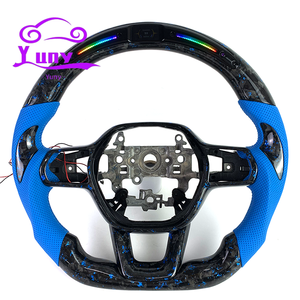 Volante de Coche de Diseño de Carreras de Fibra de Carbono Forjado Real Personalizado para Civic Fk8 Fk7 Tipo R Si Acura de 11.ª Generación - Product Image 1