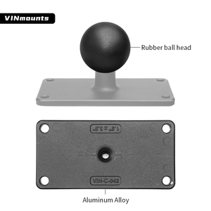 VINmounts ขายึดบอลขนาด 1.5 นิ้ว อลูมิเนียม รุ่น C, ฐานสี่เหลี่ยม 38*89 มม., ขายึดอเนกประสงค์สำหรับเรือ รุ่น VIN-C-042 - Product Image 3