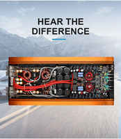 Meilleure vente Télécommande 1 Ohm Double PCB CLASSE D 2 canaux Amplificateur Audio Amplificateur de voiture