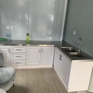 Maison conteneur portable pliable modulaire personnalisée de 20 pieds 40 pieds Structures de salle de bain extensibles préfabriquées Panneau sandwich pour centre commercial et hôtel - Product Image 4