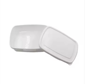 Lonchera de Plástico de Grado Alimenticio con Logotipo Personalizado, Contenedor de Alimentos en Blanco - Product Image 3