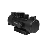 Lunette de visée tactique LUGER 1x40 Red Green Dot avec capuchon de protection, 5 niveaux de luminosité par couleur, compatible avec les rails de 11 mm/20 mm