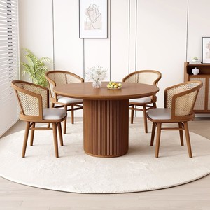 Petite table à manger en bois massif de style japonais et combinaison de chaises silencieuses pour meubles de <span class=keywords><strong>restaurant</strong></span> - Product Image 3