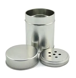 易拉罐孔密闭调味粉罐头调味料金属铁制容器锡制容器彩色香料贮藏锡罐