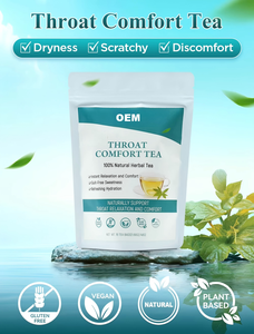 Té Herbal Natural OEM para la Garganta, Mezcla de Stevia, Balsamo de Limón y Tomillo, Relajación Instantánea, 16 Bolsitas de Té, Caja de 48g - Product Image 6