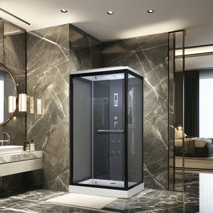 <span class=keywords><strong>Cabine</strong></span> de <span class=keywords><strong>douche</strong></span> à vapeur carrée autoportante et moderne de luxe en acrylique sans cadre à <span class=keywords><strong>prix</strong></span> économique pour les hôtels et les salles de bain - Product Image 2