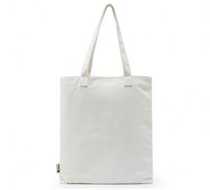 Bolsa de Compras de Lona Ecológica con Impresión Personalizada al por Mayor / Bolsa de Algodón Ecológica Blanca de 12oz Económica para Supermercado - Product Image 4