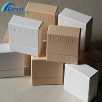 Boîte à bijoux haut de gamme personnalisée, boîtes en papier pour bijoux, logo en relief, texture, boîte en papier artistique, emballage pour collier, bague, boucles d'oreilles, écologique