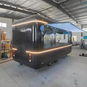 Remolque de comedor al aire libre para <span class=keywords><strong>comer</strong></span> helado, postre, totalmente equipado, camión móvil personalizable de alimentos y bebidas para Venta barata - Product Image 4