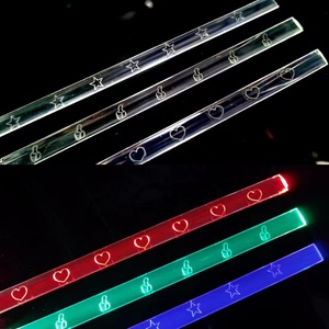 RSPOF 10*2,7 MM Guía de luz de brillo lateral duradero RGBW fibra de brillo de lado plano para <span class=keywords><strong>collar</strong></span> de mascota Led - Product Image 5