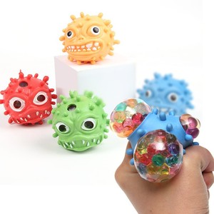 Mini Super Soft TPR Virus Bead Stress Ball Portable Squeeze Toy for All Ages Creative Gift for <b>Fun</b> Relaxation - Product Image 3