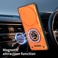 Étui de téléphone portable 2-en-1 compatible Honor X9C, support de téléphone pour voiture X70, étui antichute X5C, étui PET tendance à motif animal X8B