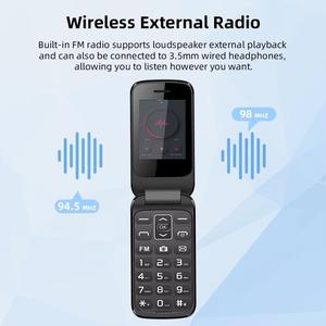 Cao Cấp Điện Thoại Cổ Điển Lật Nút Lớn 4G Tính Năng Điện Thoại Với Bàn Phím Thoải Mái Điện Thoại Di Động OEM ODM - Product Image 6