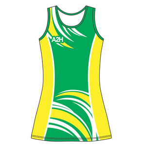 Benutzer definierte gelbe Netball-Uniform für die Sommer-Tennis saison für Netball-Teams - Product Image 5