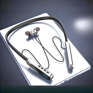 Audífonos Deportivos Inalámbricos Originales 5.3 con Resistencia al Agua IPX4, Banda Magnética para el Cuello, Micrófono con Cancelación de Ruido, Pantalla Digital y Batería de Larga Duración - Product Image 5