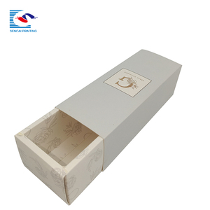 Custom Logo <strong>White</strong> Luxury Sliding Out Open Art Paper UV Coating Embossing Recyclable Gift Macaron Dessert <strong>Cake</strong> Drawer <strong>Box</strong> Window - Product Image 4