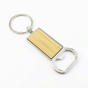 Porte-clés décapsuleur en bois personnalisé, cadeau publicitaire d'entreprise, pendentif pour Halloween, souvenir gravé DIY, promotionnel - Product Image 4