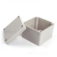 Caja de plástico ABS para proyectos electrónicos, 125x125x100, resistente al agua (DS-AG-1212)