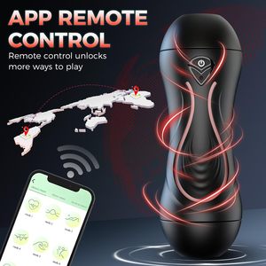 Giocattoli per Adulti, Masturbatore Maschile con 10 Modalità di Vibrazione e APP, Giocattoli Sessuali Maschili, Vagina Elettrica Tascabile, Vibratore Maschile - Product Image 4