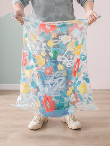 LTT1625 panier de rangement de grande capacité, <span class=keywords><strong>écologique</strong></span> imprimé personnalisé <span class=keywords><strong>réutilisable</strong></span> PEVA sacs mobiles d'édredon sac de rangement pliable pour jouets - Product Image 5
