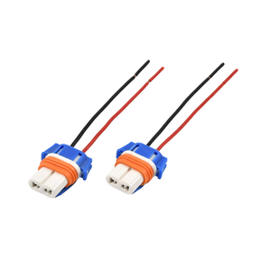 FSYLX Bombilla de luz Led Soporte de cerámica Faros automotrices <span class=keywords><strong>H4</strong></span> H7 H8 H9 H11 Adaptador de enchufe de cerámica 9005 9006 Luz antiniebla Led H7 conn - Product Image 3