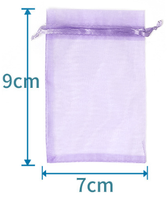 Sac à cordon en organza personnalisé, pour bijoux, boucles d'oreilles, emballage cadeau, pochette transparente, mini sac transparent, fête de Noël