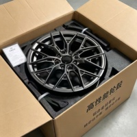 Rines de Aleación Negros Nuevos de 17-18 Pulgadas, Fabricación por Flujo, Personalizados OEM ODM, Ajuste Universal para Autos y SUVs