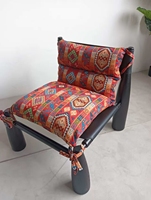 Chaise de baseball design en bois massif d'âge moyen maison salon fauteuil de loisirs chaise de canapé simple