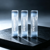 Boîte en plastique pliable en PET recyclable avec logo personnalisé, emballage cadeau haut de gamme pour parfums, cosmétiques et jouets