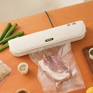 2023 Kitchen Electric Portable Hot Vacuum Sealer Machine One-touch Automatic Food Vacuum Packaging Sealing Machine