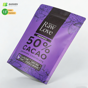 Pochette Personnalisée Refermable en Feuille d'Aluminium, Sachet Emballage Mylar Anti-Odeur à Fermeture Éclair, pour Aliments - Product Image 3