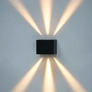 Indoor Led Wall Lamp Up And Down Alumínio Decore Wall Sconce Quarto Led Wall Light Luz Impermeável