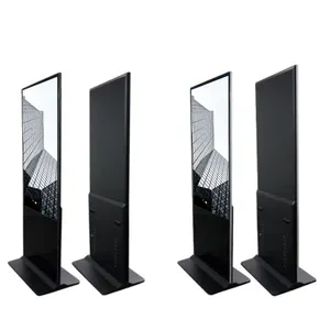 Indoor Floor Standing Vertikal Interaktive Digital Signage Totem Lcd Touchscreens Kiosk Vertikale Werbung
