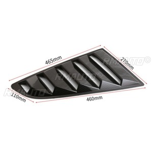 For Ford Mustang Car Side Rear <b>Window</b> Louver Shutter <b>Cover</b> For Ford Mustang 2015-2017 Rear Quarter Panel <b>Window</b> Body Kit - Product Image 5