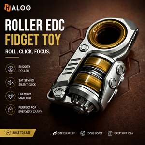 Halooplayer Métal Fidget Curseur Pistolets EDC Bureau Stress Anxiété Soulagement Du Stress Bureau Jouet Adulte Enfants Zoom Nouveautés <span class=keywords><strong>Spinner</strong></span> Anneau - Product Image 1