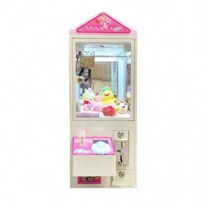 <b>Mini</b> Claw Coin Pusher Small Plush House Toy Crane Machine Keychain <b>Arcade</b> Gachapon for Family Prizes and Child Commendation - Product Image 5