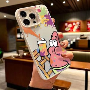 Custodia per Cellulare iPhone 16 Pro Max Graffiti <span class=keywords><strong>Spongebob</strong></span> per iPhone 15 14 13 12 Pro Max Custodia Antiurto per Cellulare - Product Image 5