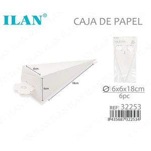 Scatola di Carta Pieghevole Ilan 6x6x18 Cm per Imballaggio Elettronica - Product Image 3