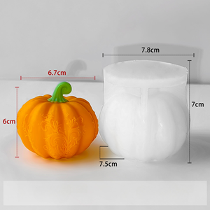 Nóng bán Silicone bí ngô hình khuôn cho hương liệu nến - Product Image 6
