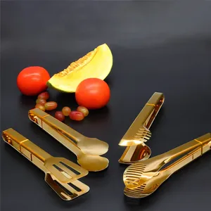 <span class=keywords><strong>Pince</strong></span> à barbecue antiadhésive en acier inoxydable, <span class=keywords><strong>pince</strong></span> à pâtisserie intelligente, accessoires de <span class=keywords><strong>cuisine</strong></span> pour <span class=keywords><strong>viande</strong></span>, or/argent - Product Image 4
