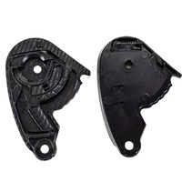 Visière de casque de moto compatible MT-V-18b, base de lentille, bouclier de verrouillage, mécanismes de sécurité, support en plastique noir, certifié CE