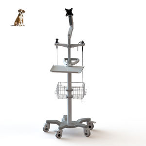 360 độ có thể điều chỉnh thú y nội soi đứng tháp di động nội soi Xe đẩy giỏ hàng - Product Image 5