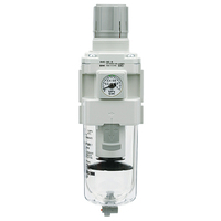 Ensemble filtre-régulateur (FR) AW40-F06D-D, interface 3/4 po, 1 MPa, purge automatique, précision de filtration 5 m, série AC AW40-F0